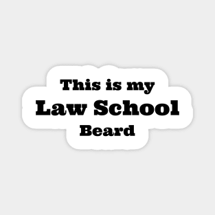 law school beard Magnet