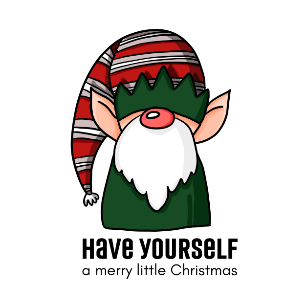 Have yourself a merry little Christmas with a funny and cute elf! by White.t.tales