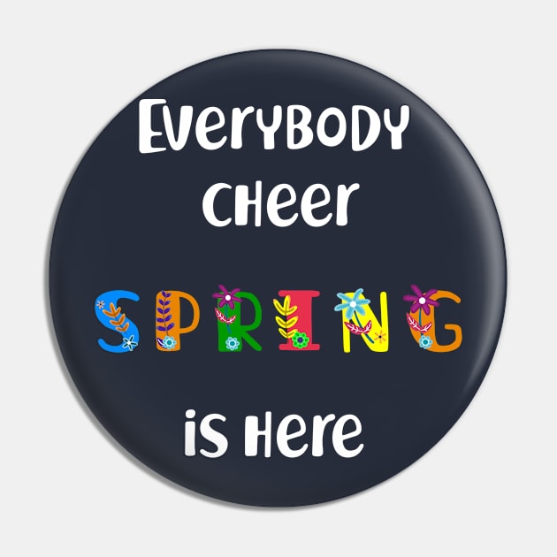 Spring Cheer T Shirt Love Season Pin by MaryMas