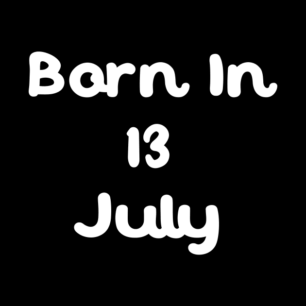 Born In 13 July by Fandie