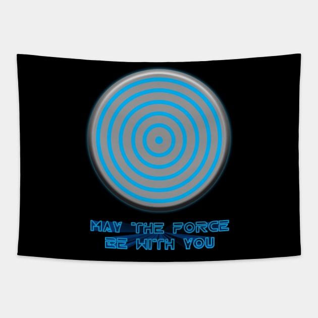 TRON - May The Force Be With You Tapestry by HellraiserDesigns