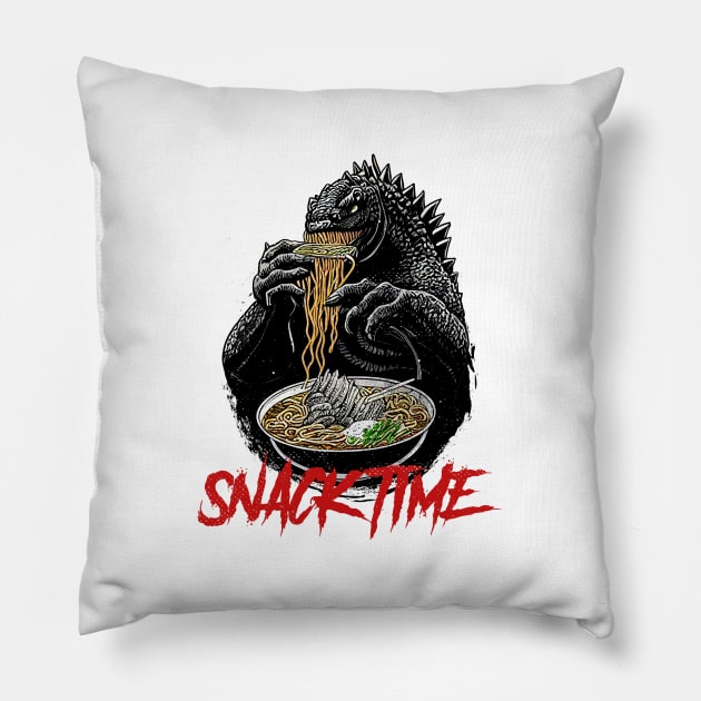 Godzilla Ramen Pillow by EdSan Designs