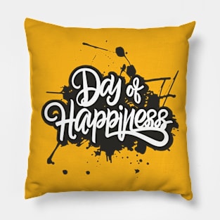 International Day of Happiness – March Pillow