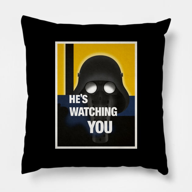 Garindan is Watching You Pillow by GlewPrint