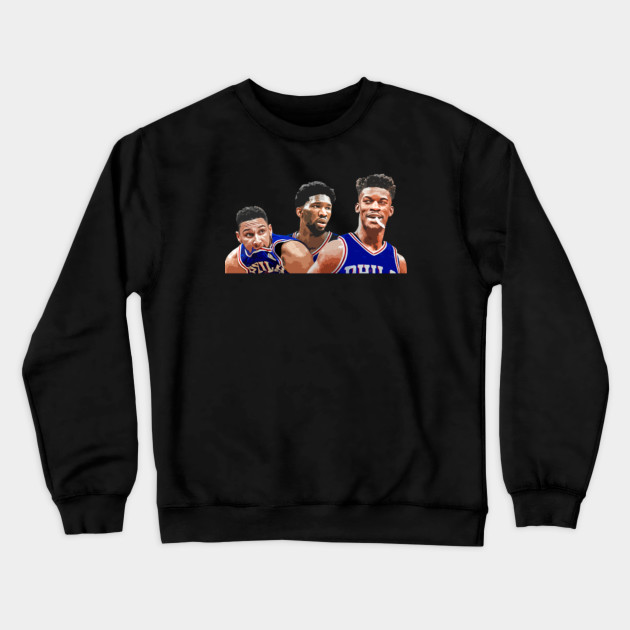 76ers crewneck sweatshirt