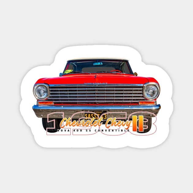 1963 Chevrolet Chevy II Nova 400 SS Convertible Magnet by Gestalt Imagery