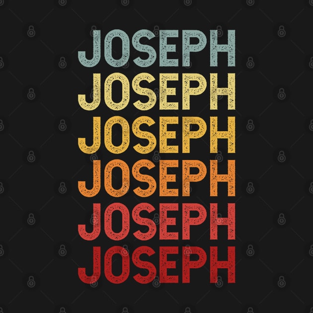 Joseph Name Vintage Retro Gift Named Joseph by CoolDesignsDz