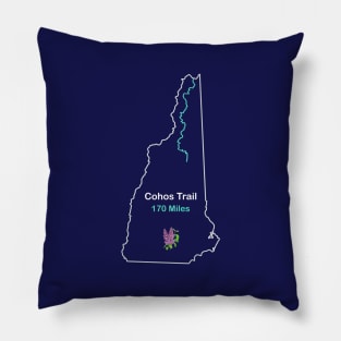 Cohos Trail in New Hampshire Pillow