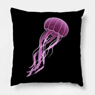 Pink Jellyfish Pillow