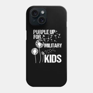 Purple Up for Military Kids - Month of the Military Child Phone Case