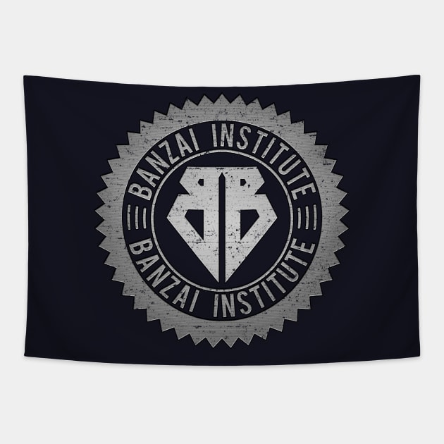 Banzai Institute [Steel/Worn] Tapestry by Roufxis