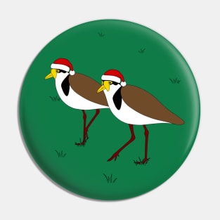 Christmas Plover Pin