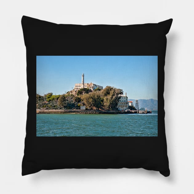 Alcatraz Island Pillow by randymir