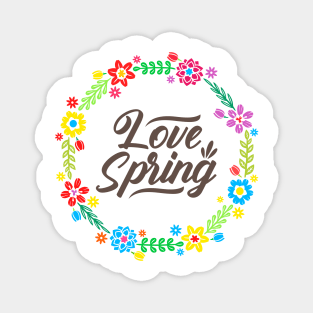 Beautiful Spring Flowers Magnet