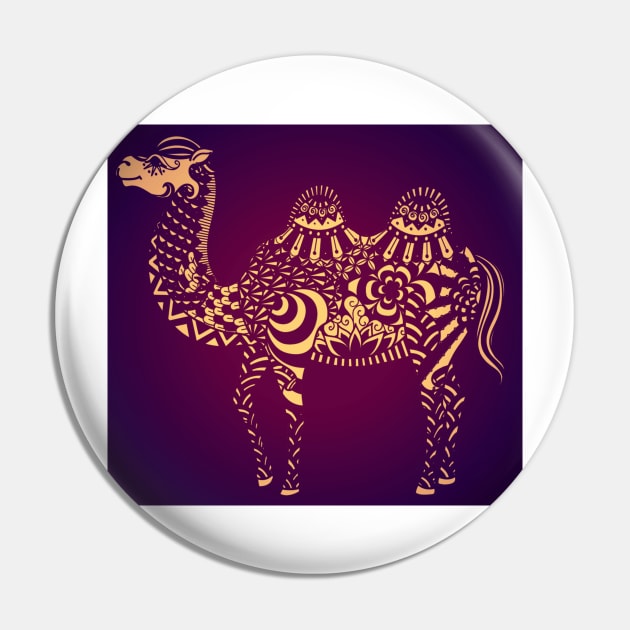 camel Pin by MGphotoart