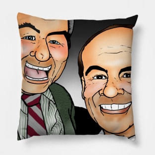 Tim Conway and Harvey Korman Caricature Pillow