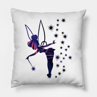 Purple Palm Tinkerbell Pillow