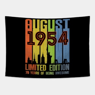 August 1954 70 Years Of Being Awesome Limited Edition Tapestry