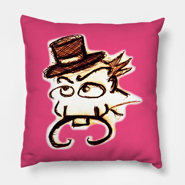 CHINESE MAD HATTER Pillow by haegifrq