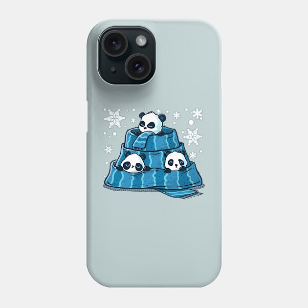 Winter Pandas - Hibernation mode ON Phone Case by eriondesigns