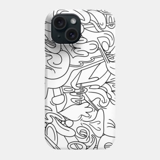 Random Doodles Phone Case