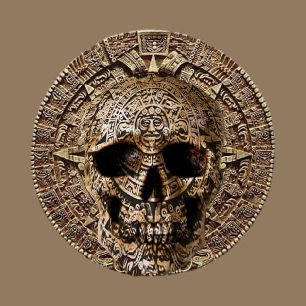 Aztec Skull Calendar by DJ L.A.X.