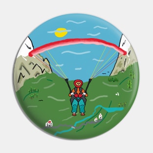 Paragliding Pin