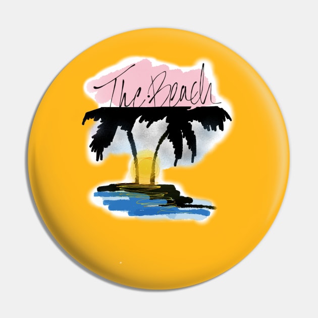 The beach Pin by JustNadia