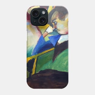 High Resolution Wassily Kandinsky Dame Gabriele Münter 1910 Phone Case