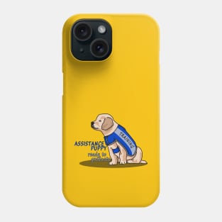 Assistance Puppy Ready to Graduate: Golden Retriever Cutie Phone Case