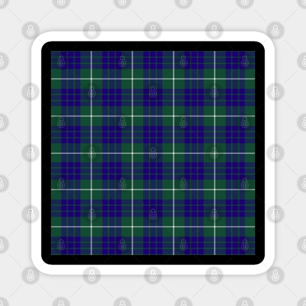 Hamilton Hunting Modern Plaid Tartan Scottish Magnet by ScottishShop