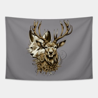 Stag and Vixen Tapestry