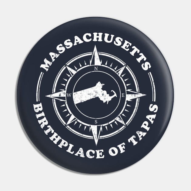 Massachusetts: Birthplace Of Tapas Pin by The Lovecraft Tapes