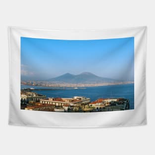 Vesuvius hugs Naples Tapestry