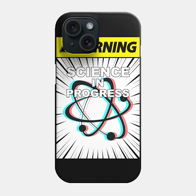 Warning, Science! Phone Case by imlying