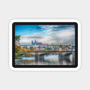 Vltava River in Prague Magnet