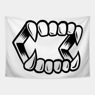 Vampir teeth Tapestry