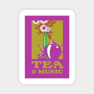 Tea & Music 3 Magnet