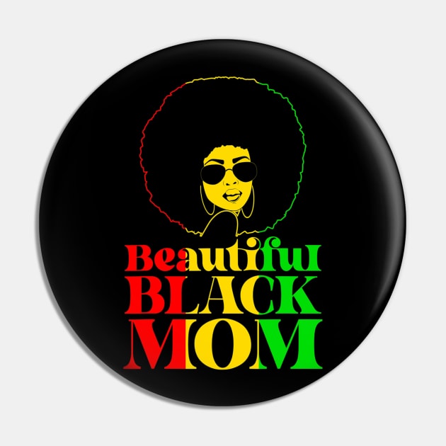 Beautiful Balck Mom Pin by UrbanLifeApparel