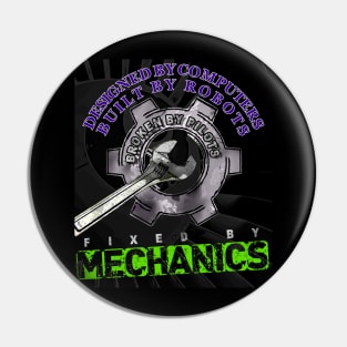 Aircraft Mechanics Technicians Engineers Classic aviation Pin