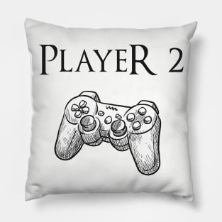 Father and son matching, Player 2 Player 2, Joypad, Controller, gaming Pillow