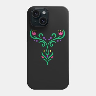 Ice Princess Embroidery Phone Case