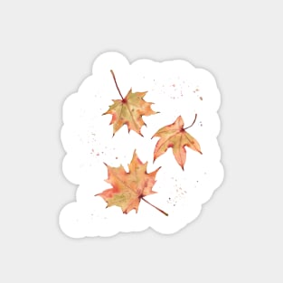 Fall leaves painting Magnet