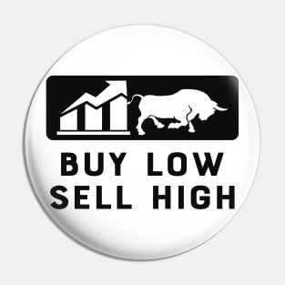 Trader - Buy low sell high Pin