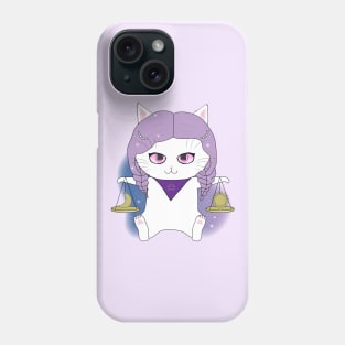 Zodiac Astrology Horoscope Star Sign Cat - Libra Phone Case