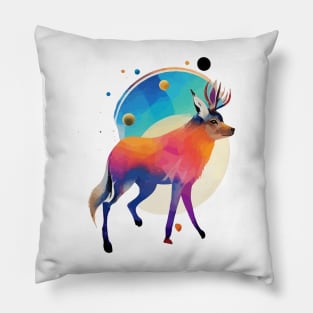 Cosmic Creatures - Where Animals and Stars Align Pillow