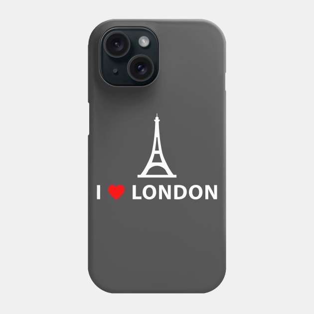 I love London Phone Case by JadeTees