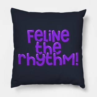 Cat Hip Hop Feline the Rhythm Pillow