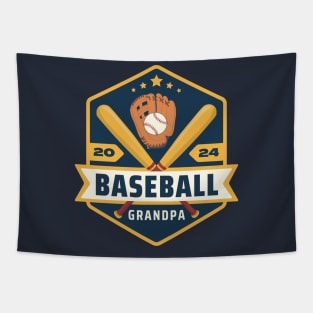 Baseball Grandpa - Fathers Day Tapestry