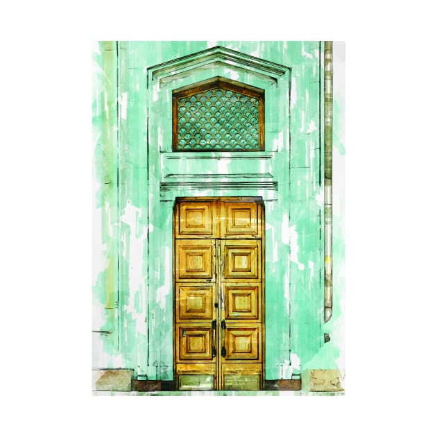 Awesome Vintage Door Alamaty Kazakhstan. by ColortrixArt